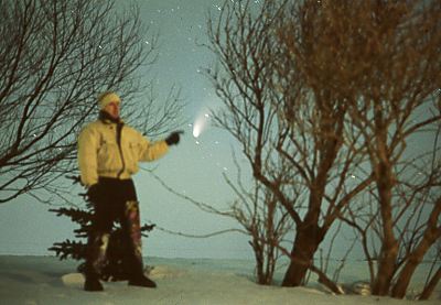 Ou est la comète? Elle est ici tout près!