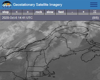 Animation satellite infrarouge